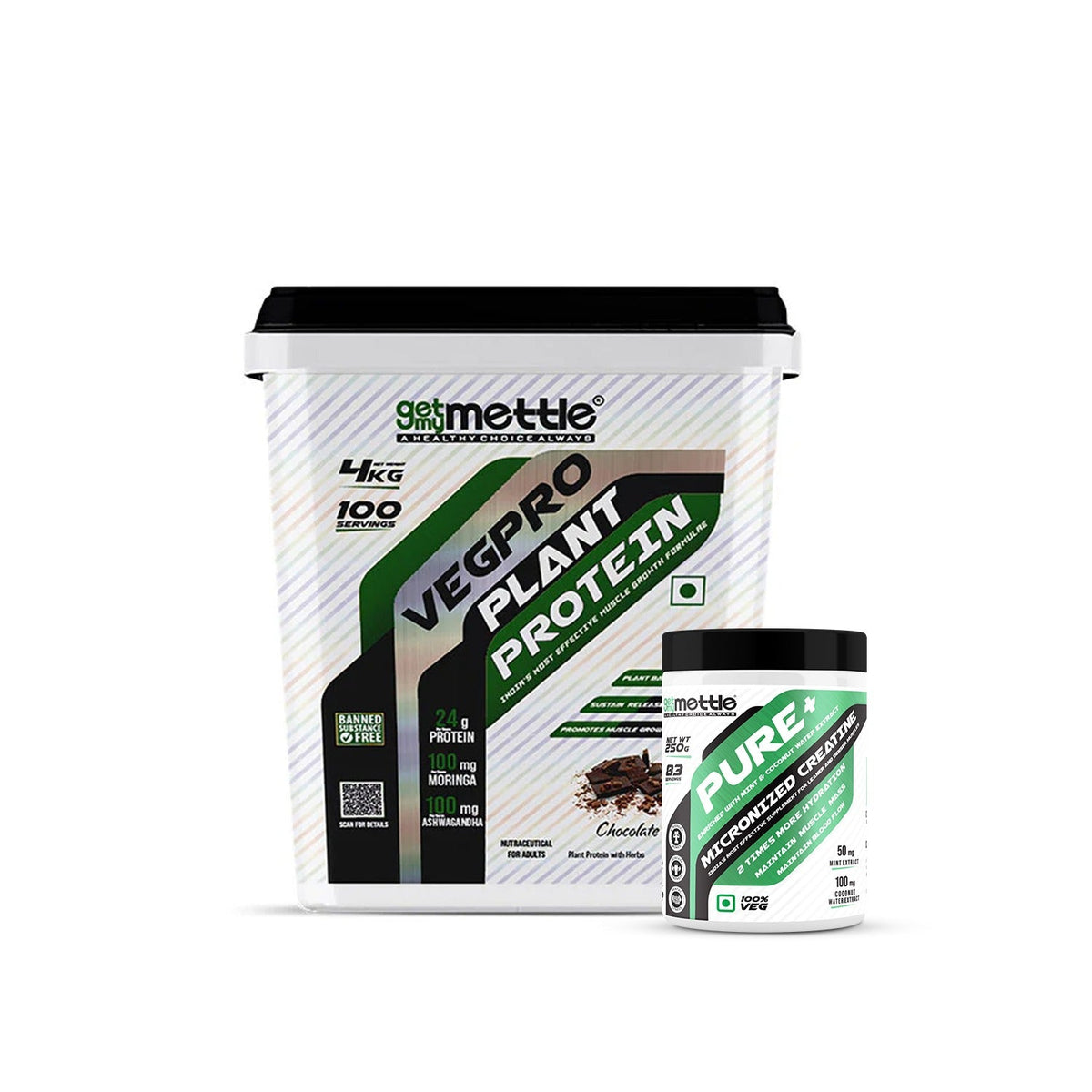 Veg pro 4kg + 250gm Creatine