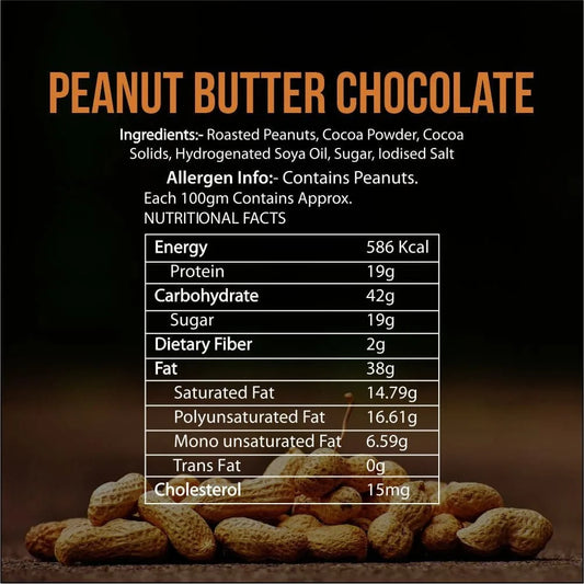 GetmyMettle Peanut Butter Dark Chocolate (Gluten Free / Non-GMO, Vegan)