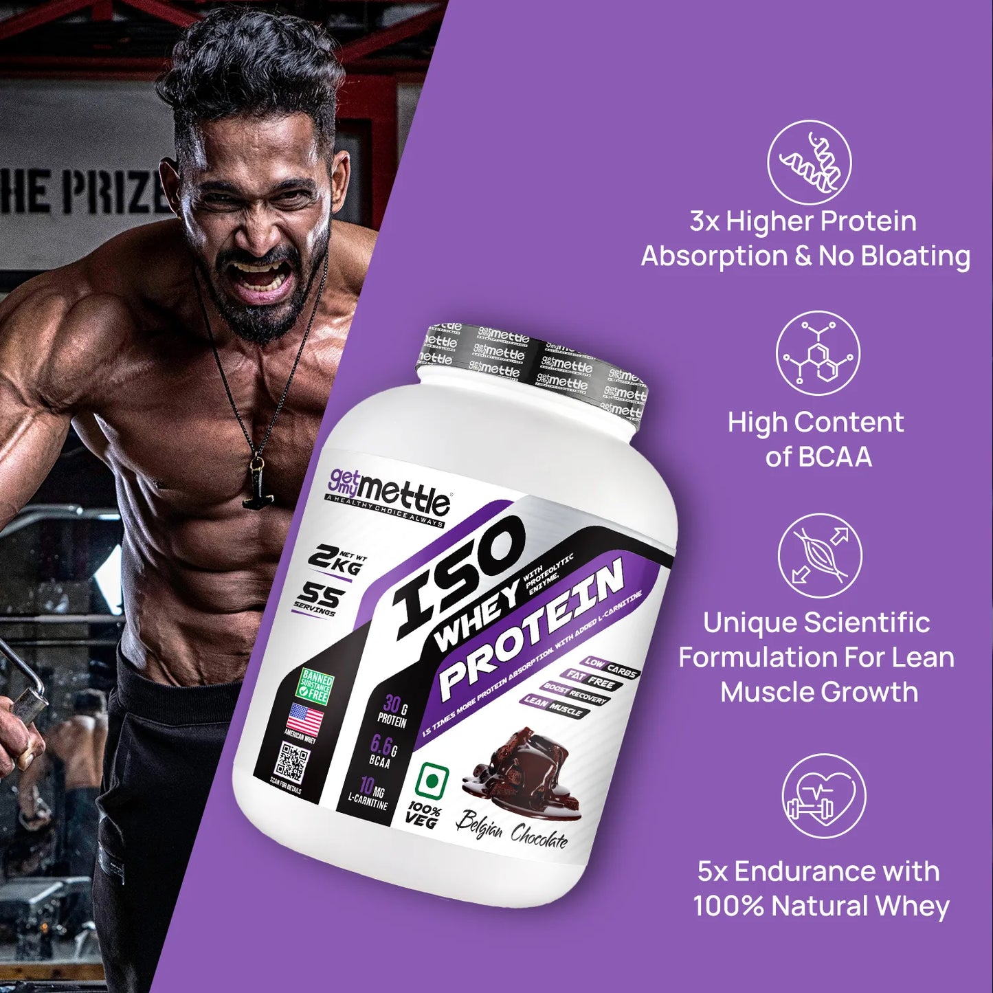 GetmyMettle ISO Whey Protein