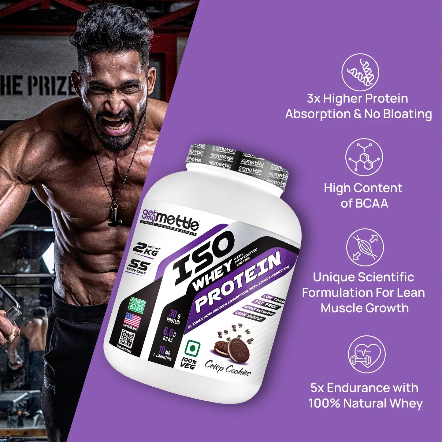 GetmyMettle ISO Whey Protein
