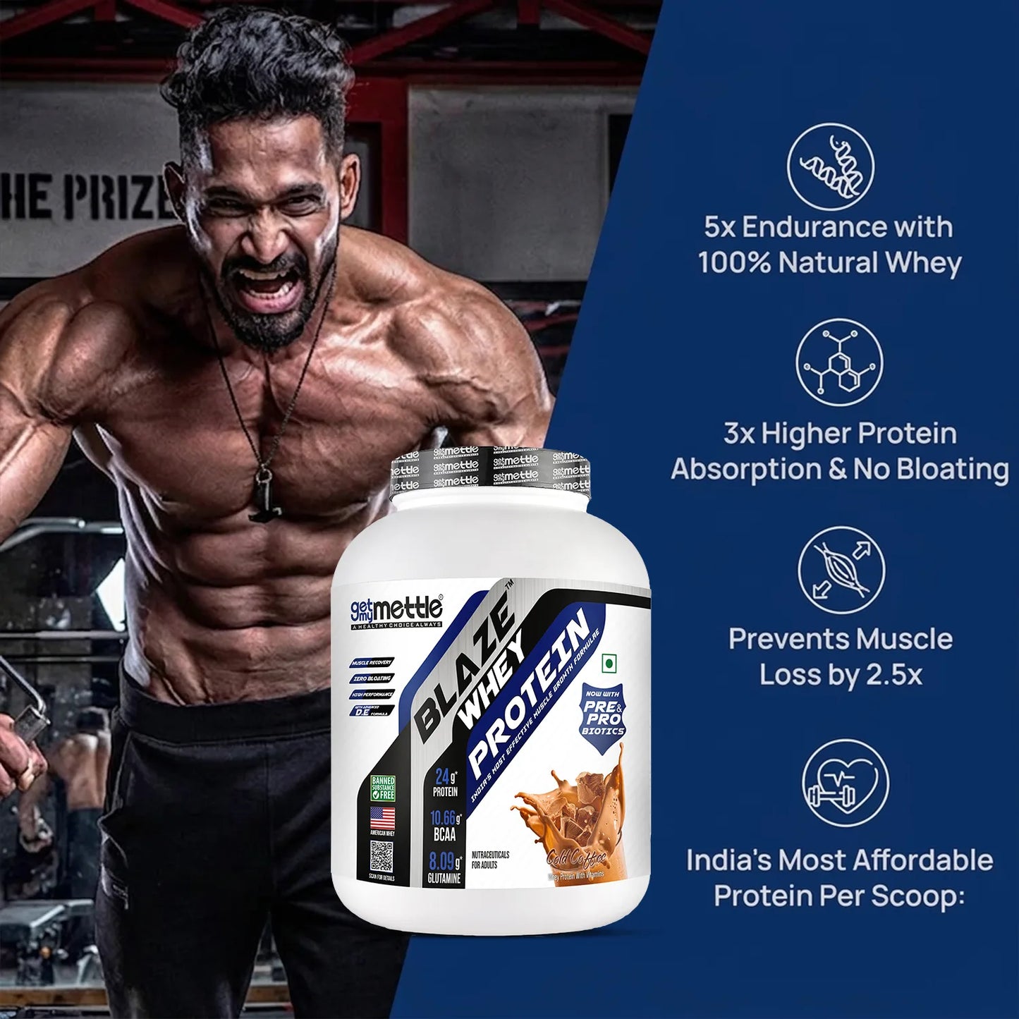GetmyMettle Blaze Whey Protein