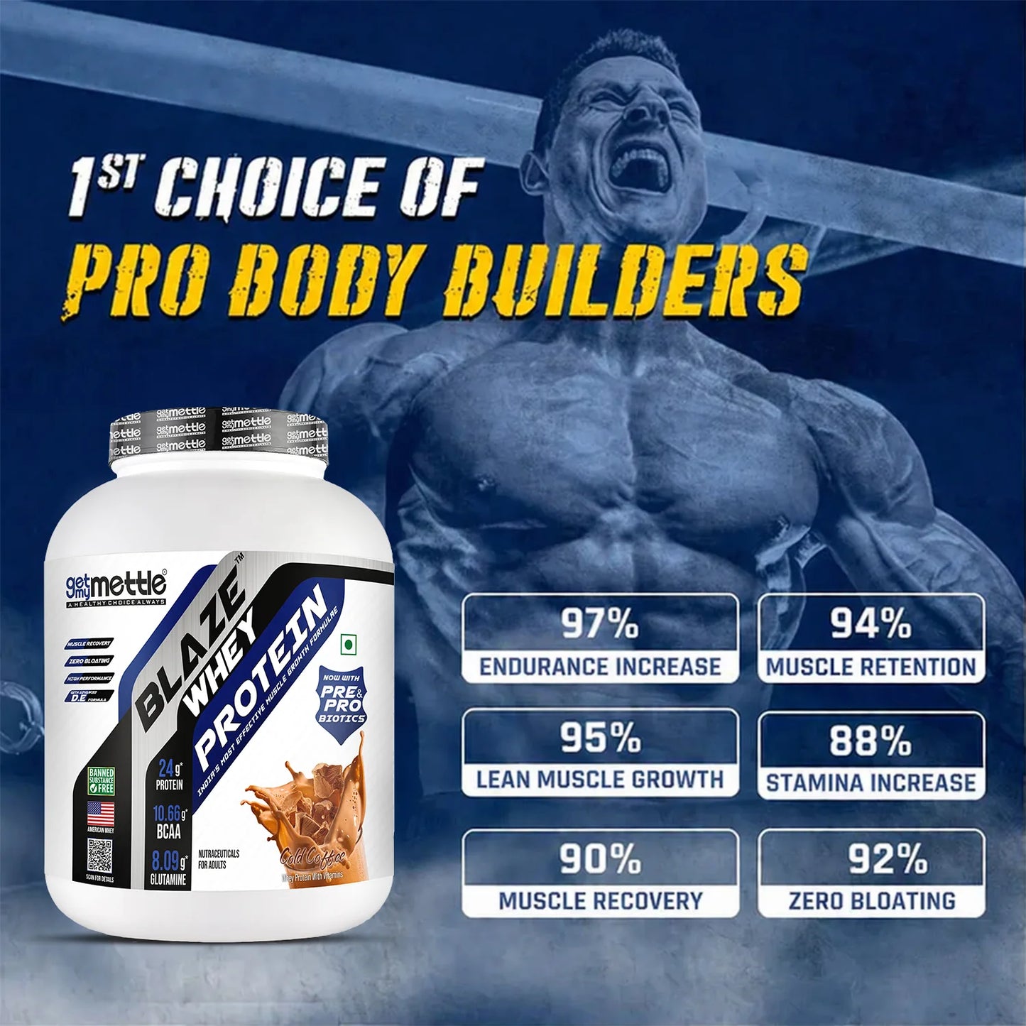 GetmyMettle Blaze Whey Protein
