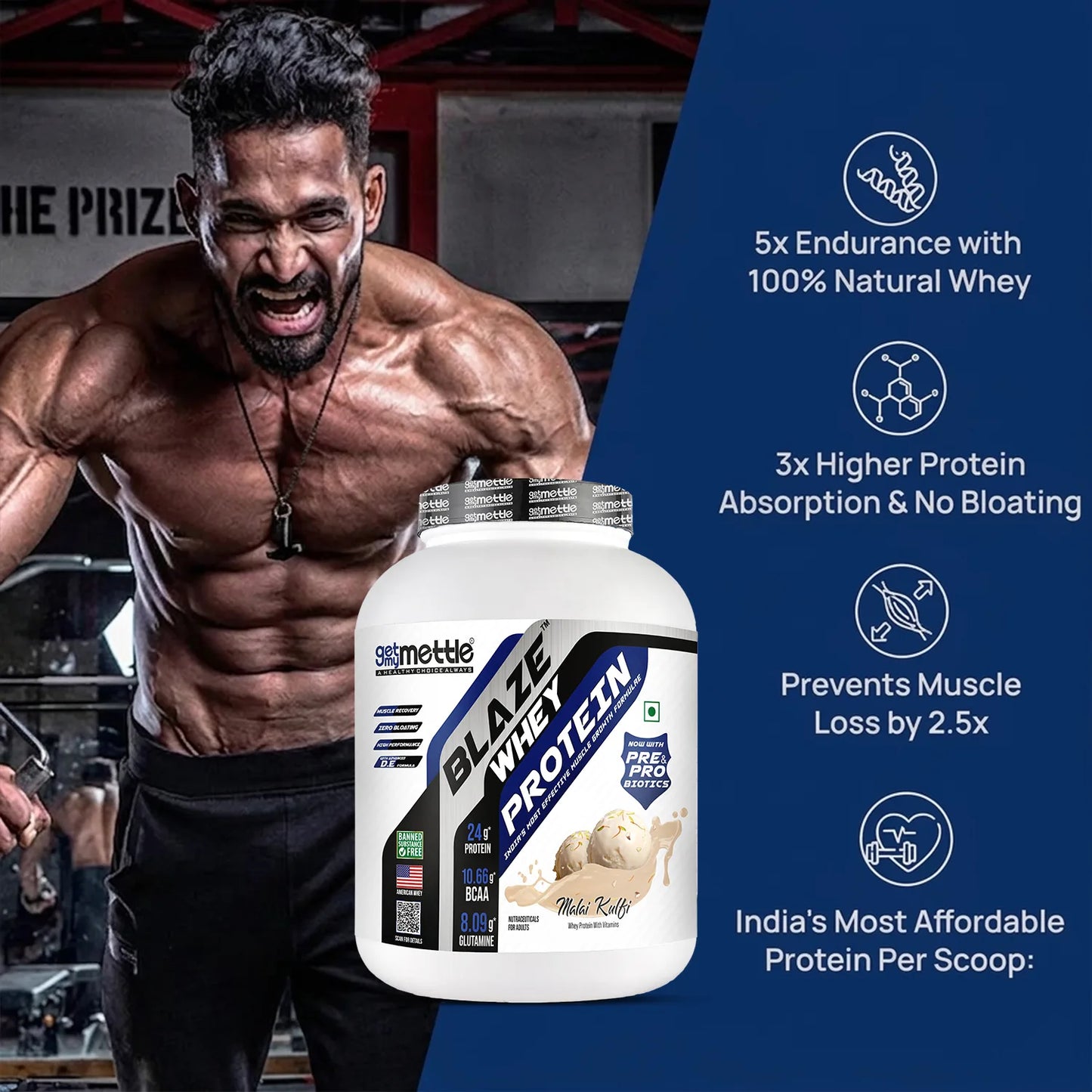 GetmyMettle Blaze Whey Protein