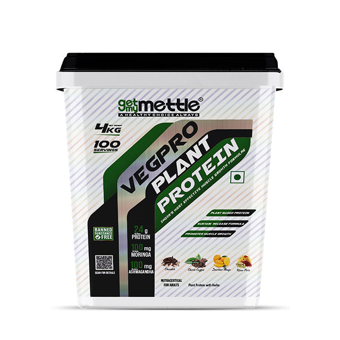 GetmyMettle Veg Pro | Plant Protein 24g