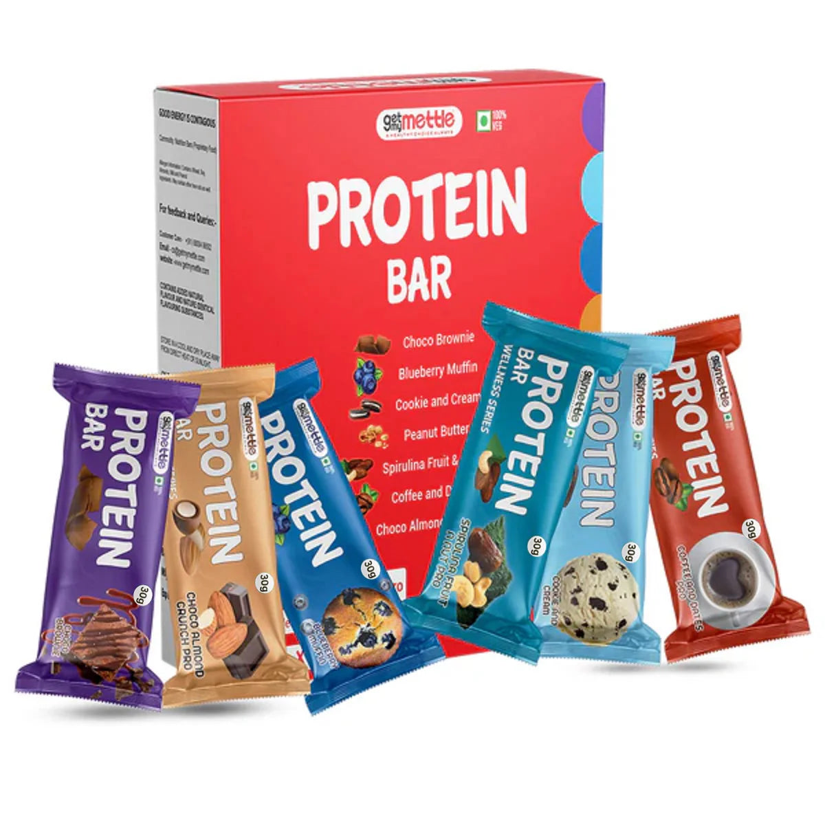 GetMyMettle Protein Bar Pack of 1 | 60 grams