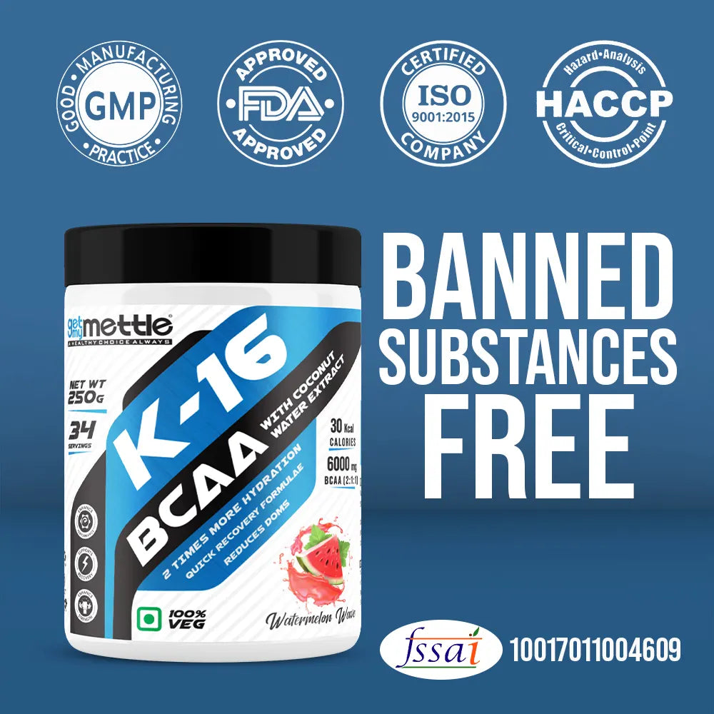 GetmyMettle K-16 BCAA with Coconut Water Extract