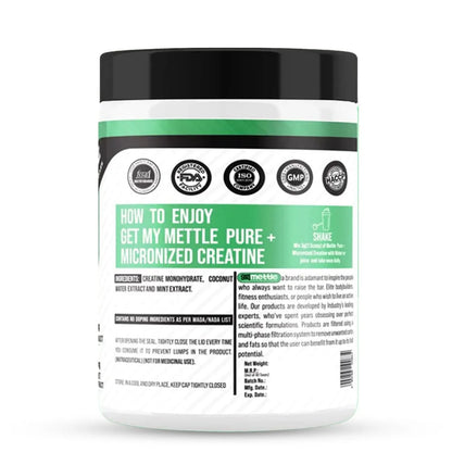 GetmyMettle Pure+ Micronized Creatine