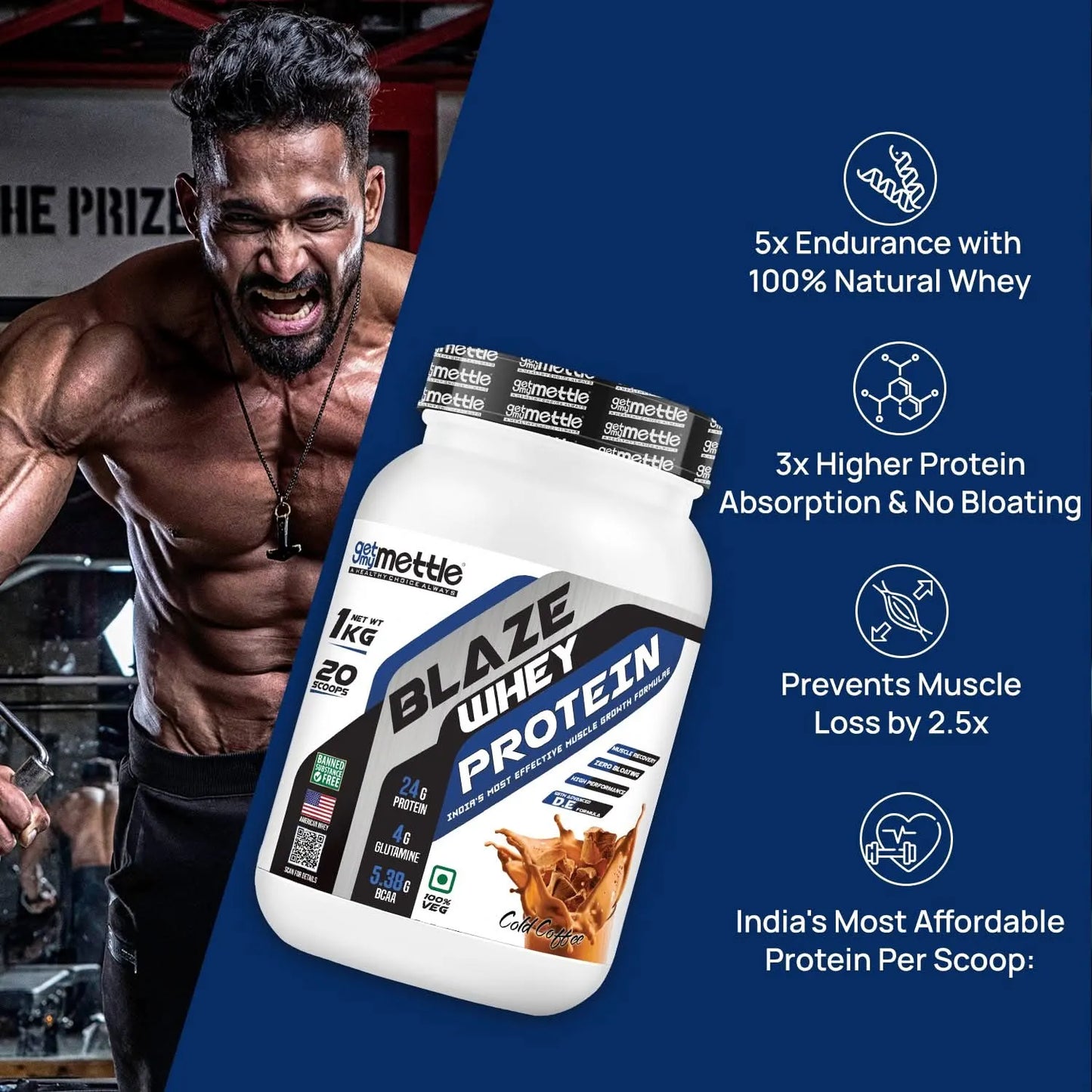 GetmyMettle Blaze Whey Protein