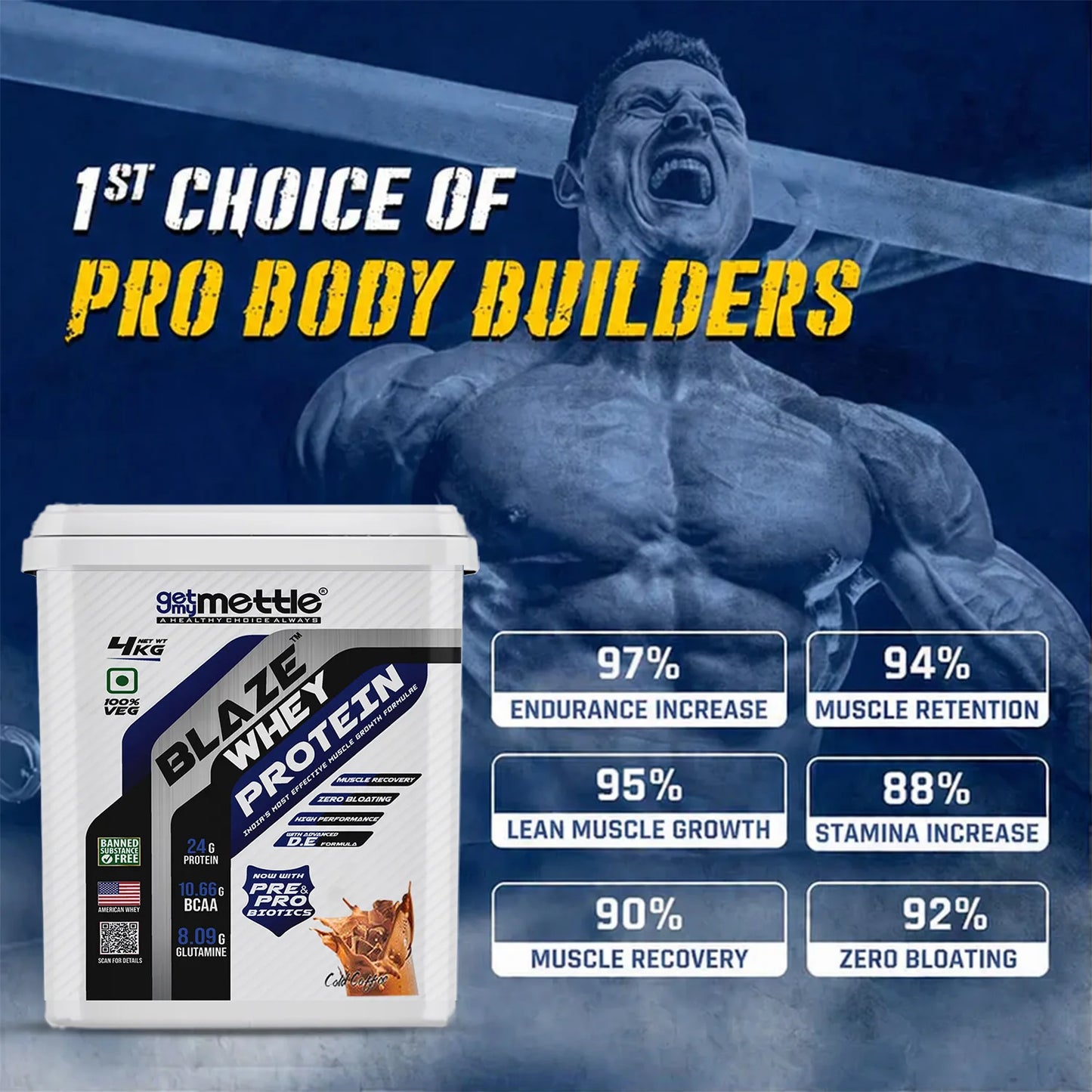 GetmyMettle Blaze Whey Protein