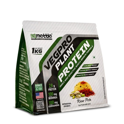 GetmyMettle Veg Pro | Plant Protein 24g