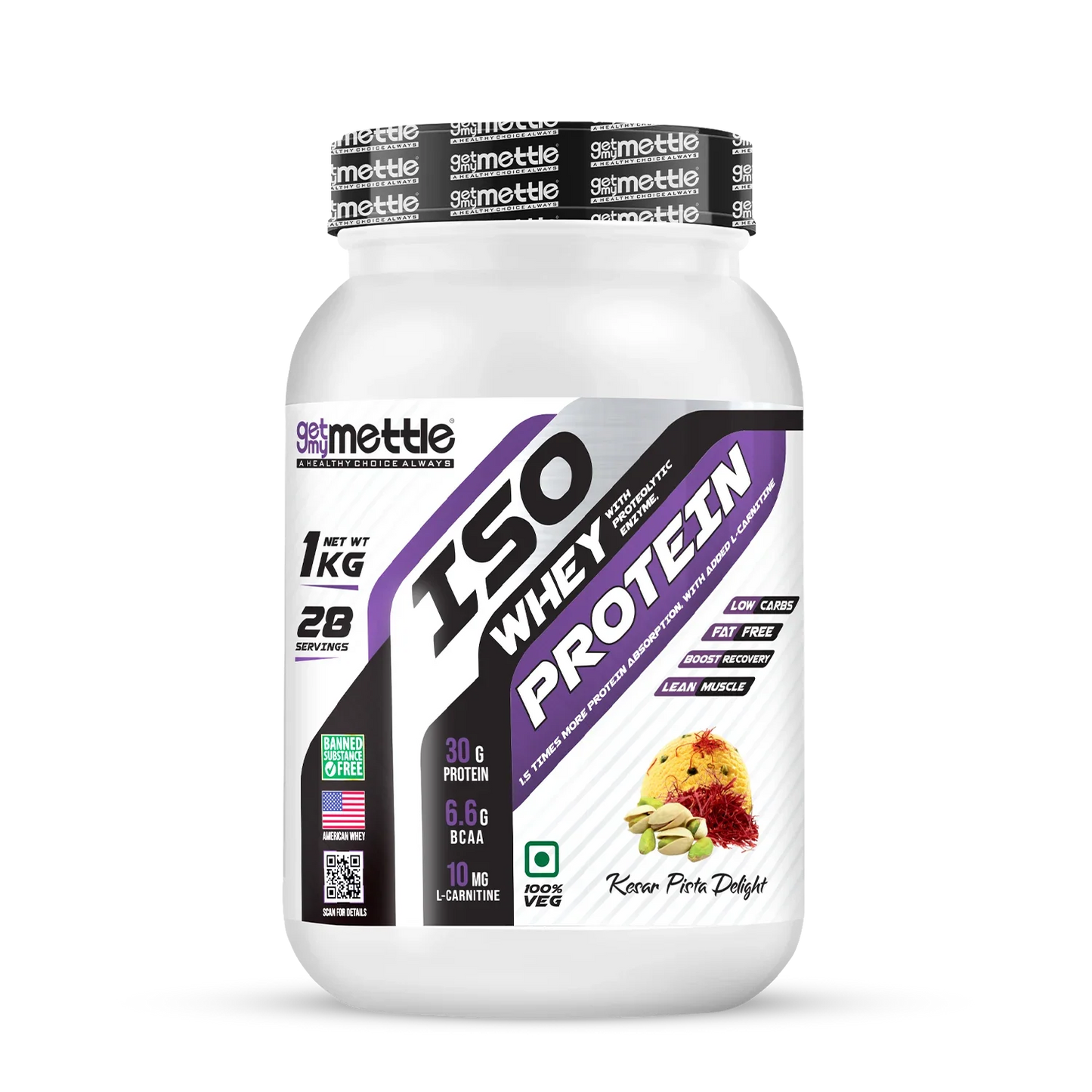 GetmyMettle ISO Whey Protein