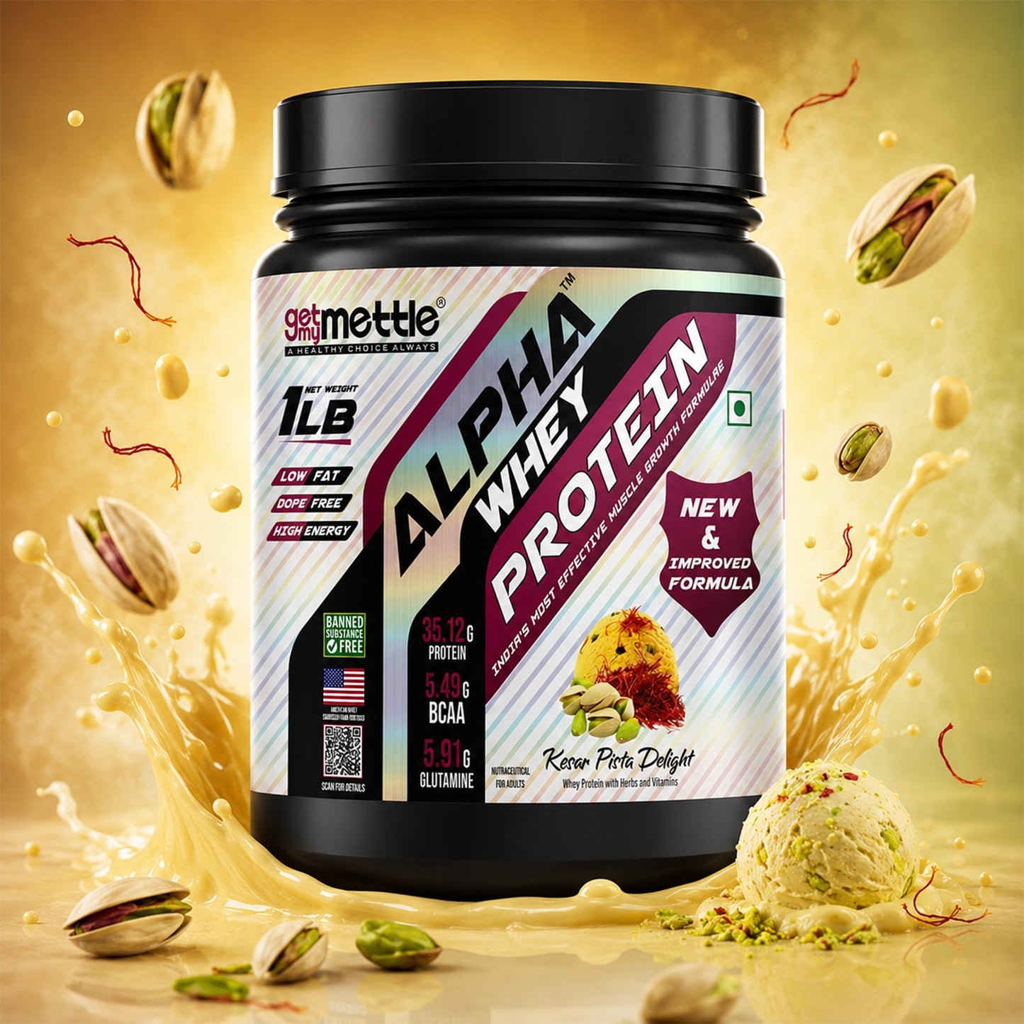 Getmy Mettle Alpha Whey Protein