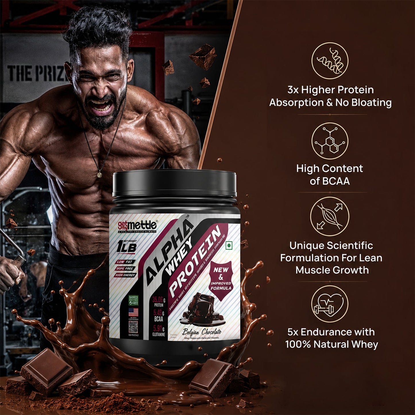 Getmy Mettle Alpha Whey Protein