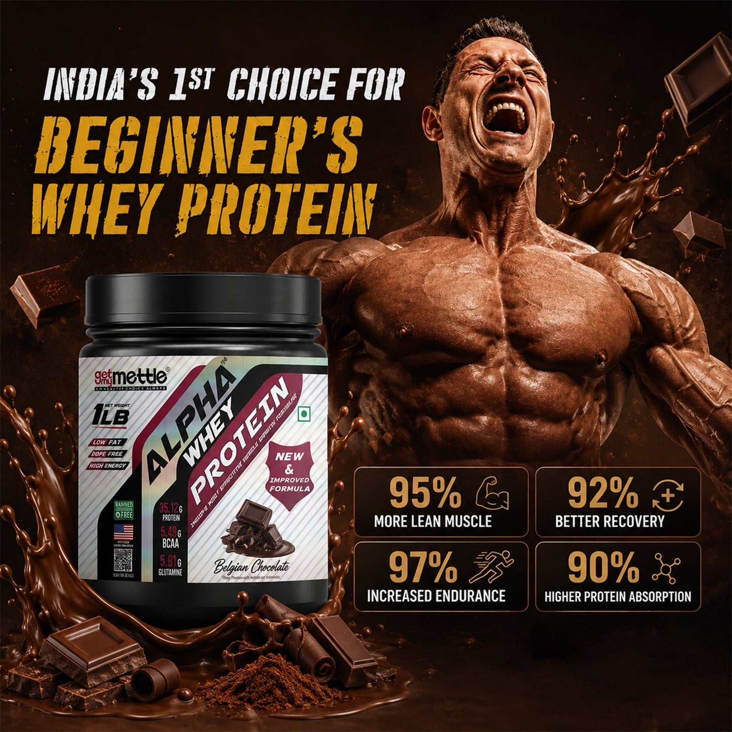 Getmy Mettle Alpha Whey Protein