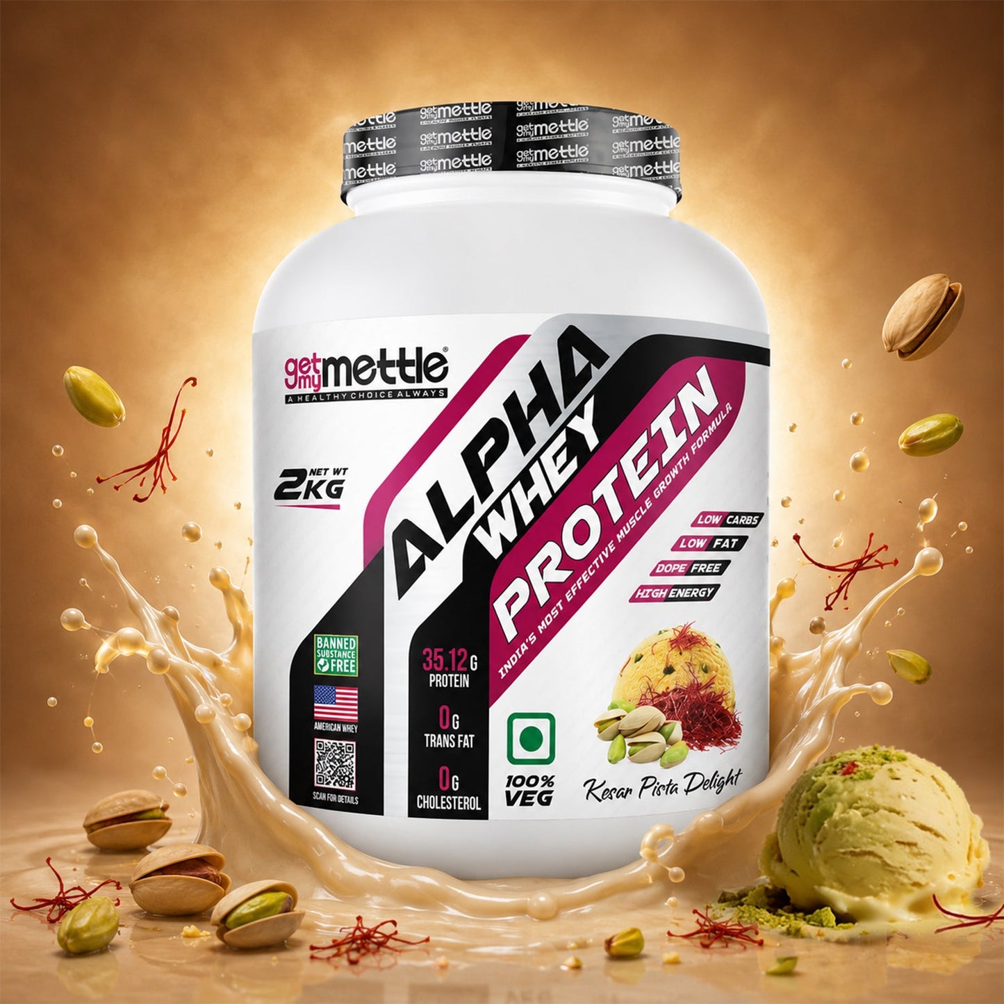 Getmy Mettle Alpha Whey Protein