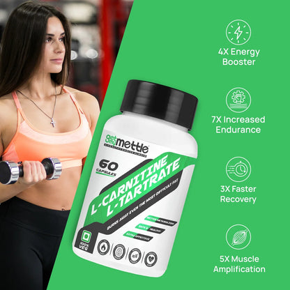 GetmyMettle L-Carnitine L-Tartrate 1000mg