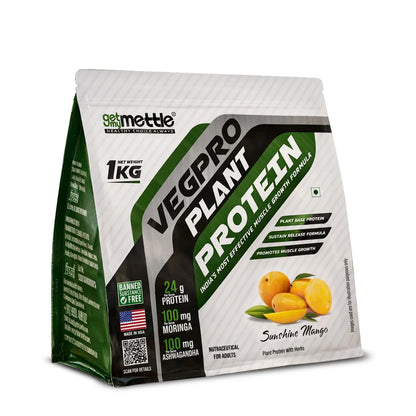 GetmyMettle Veg Pro | Plant Protein 24g