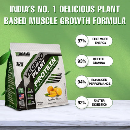 GetmyMettle Veg Pro | Plant Protein 24g