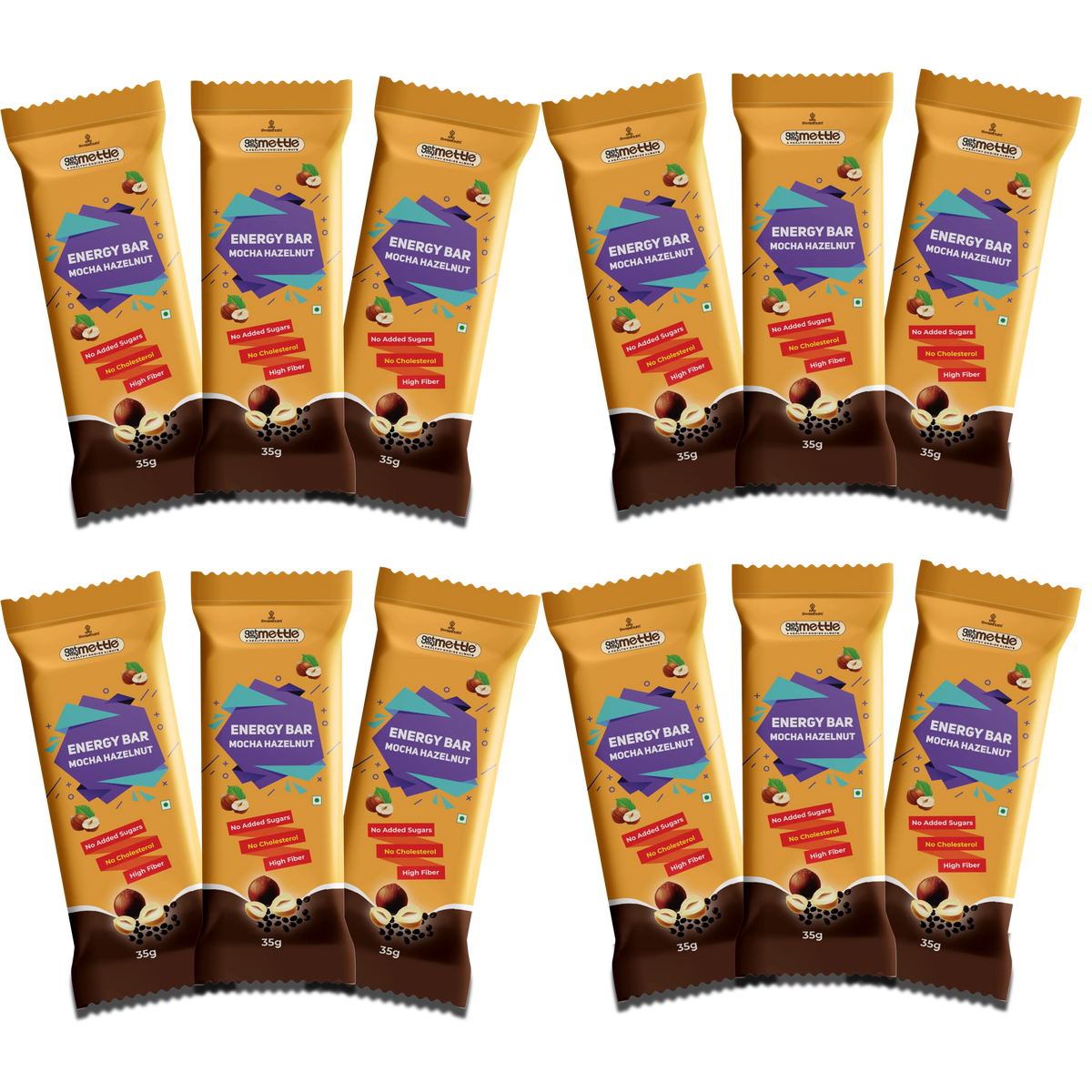 GetmyMettle Mocha Hazelnut Energy Bars