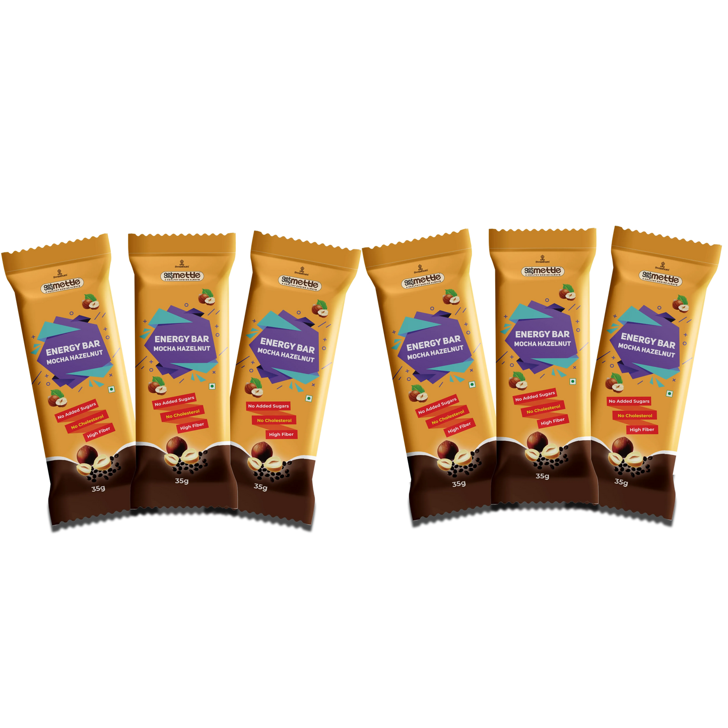 GetmyMettle Mocha Hazelnut Energy Bars