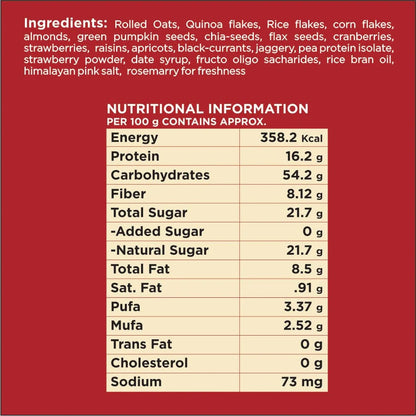GetMyMettle Muesli Natural blend of high quality grains .