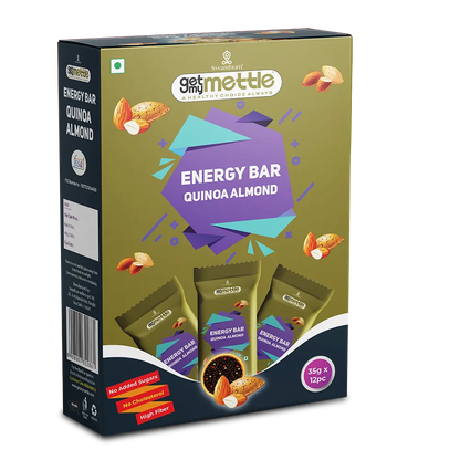 GetmyMettle Quinoa Almond Energy Bars