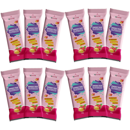 GetmyMettle Red Berries with White Chocolate Energy Bars
