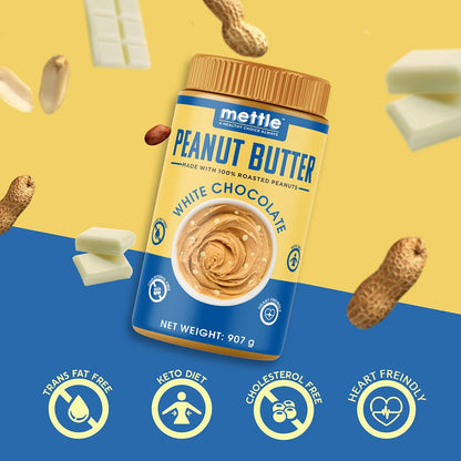 GetmyMettle Peanut Butter with white Chocolate.