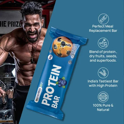 GetmyMettle Blueberry Muffin Protein Bar Pack of 6