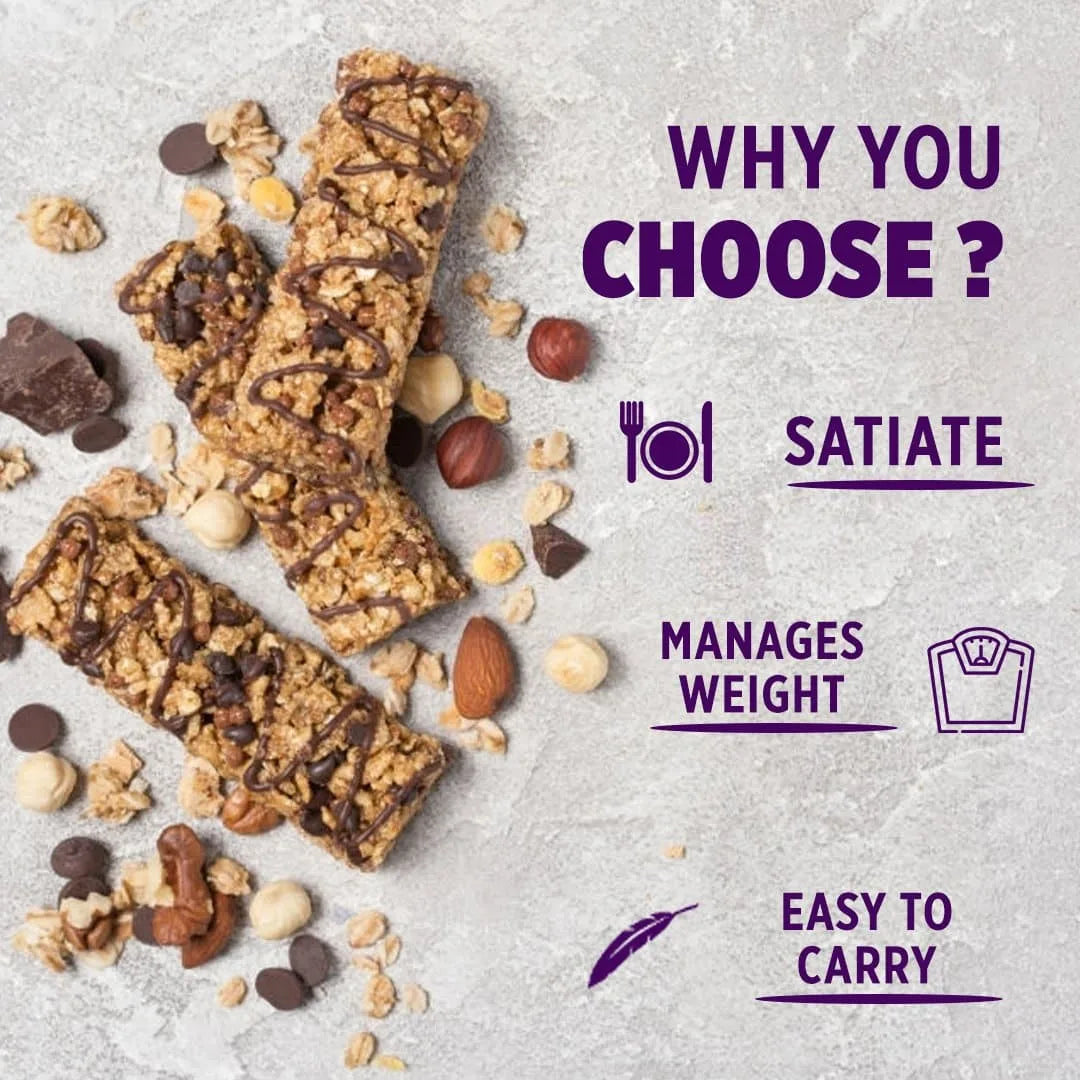Getmymettle Energy Bar Pack of 5 ( 2xMocha+2xQuinoa+1xBanana)
