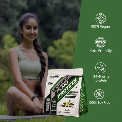 GetmyMettle Veg Pro | Plant Protein 24g