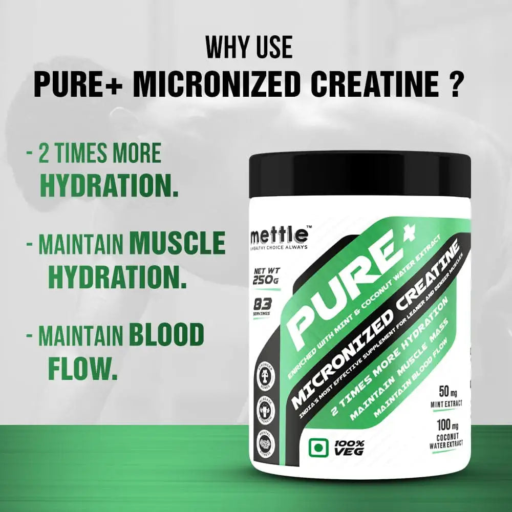 GetmyMettle Pure+ Micronized Creatine