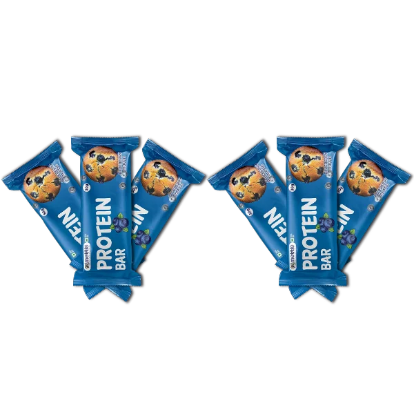 GetmyMettle Blueberry Muffin Protein Bar Pack of 6