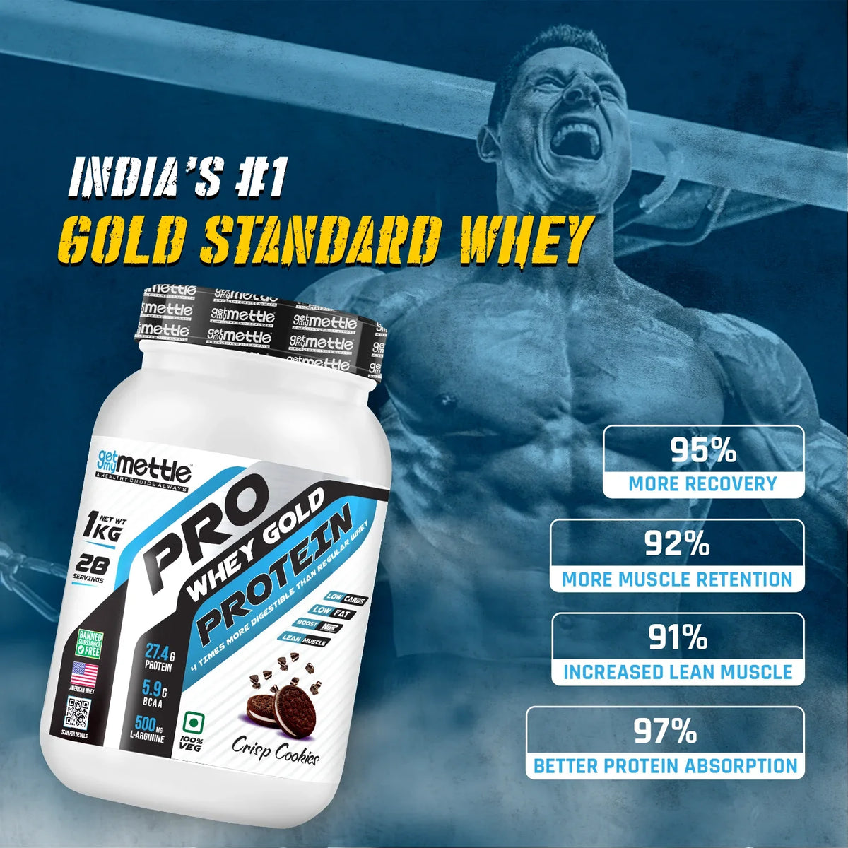 GetmyMettle Pro Whey Gold Protein