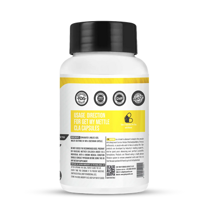 GetmyMettle CLA | In 100% Veg Capsules 1000 MG